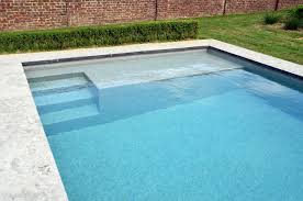 zwembad met een plage en ingewerkte trap zwembad trap tuin zwembad achtertuin zwembad