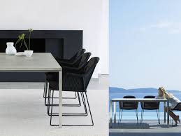 Outdoor wicker dining chair with table patio rattan dining chair garden stackable chair (jada dining set) furniture. Patio Things Cane Line Breeze Indoor Or Outdoor Dining Chair Designed By The Danish Duo Strand Hvas