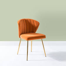 4.3 out of 5 stars 36. Burnt Orange Velvet Chair Wayfair
