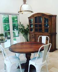 Round Dining Table With Metal Chairs And Glass Cabinet In 2020 Round Dining Table Metal Chairs Glass Cabinet