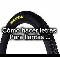 Cómo Personalizar Letras para Llantas de Bicicleta