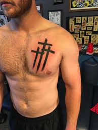 Though many people might assume that cross has purely. Solid Triple Cross Calamity Jane S Tattoo And Piercing Facebook