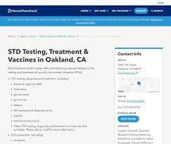 6 Free Std Testing Hiv Test Clinics In Oakland Ca