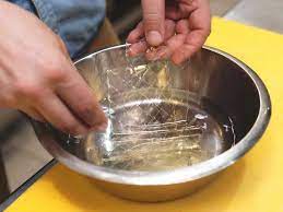 I put 1 tablespoon into a large mug, add a few tablespoons of room temperature water to the powder, and stir to create a soft gel. What Is Gelatin Good For Benefits Uses And More