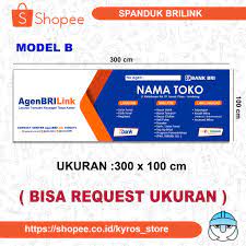 Download template banner dan standing banner untuk agen brilink. Spanduk Agen Brilink Murah Shopee Indonesia