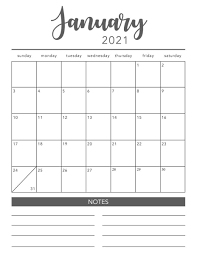 Download free printable 2021 calendar templates that you can easily edit and print using excel. Blank Monthly 2021 Calendar Printable Free Monthly Calendar