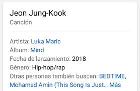 Listen to music by luka maric on apple music. á´Šá´‹ Ê™ÊŸÉªá´‡ áµ‡Ë¡áµ˜áµ‰ áµÊ³áµ‰Ê¸ On Twitter Sabias Que Existe Una Cancion Llamada Jeon Jung Kook Luka Maric La Hizo Porque Su Ex Novia Era Jungkook Biased La Cancion Salio En 2018 Jungkook Bts Twt Https T Co K6ibpz6j15