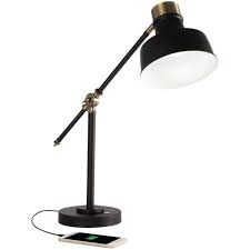 Ottlite Balance 18 In Black Led Desk Lamp Cs01ka9 Shpr The Home Depot