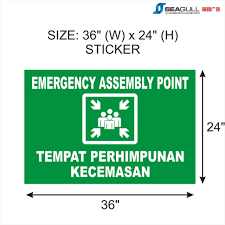 Contextual translation of tanda tempat berkumpul semasa peperangan into english. Emergency Assembly Point Tempat Perhimpunan Kecemasan Shopee Malaysia