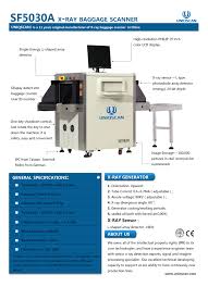 Sf5030a X Ray Baggage Machine More Details Contact Grace At Grace Uniqscan Com The Originals Detector Sensor