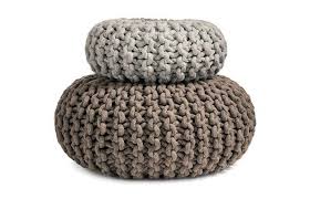 Check out our knitted pouf ottoman selection for the very best in unique or custom, handmade pieces from our chairs & ottomans shops. Flocks Pouf Hand Knitted Seat Table Ottoman Or Purely Organic Sculpture