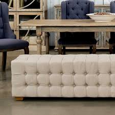 Use in bedroom or living room for versatility. Long Tufted Bench Huis
