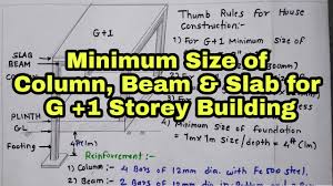 You may want any of them or you can get ideas from all of them, combine those ideas and make then into your own concept of a all these three houses are contemporary design but with modern touches. Minimum Size Of Column Beam Slab And Depth Of Foundation For G 1 Storey Slab 2021 Youtube