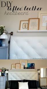 These diy headboard ideas with plans are simple enough that you can make them over a weekend. Remodelaholic Make A Tufted Leather Headboard