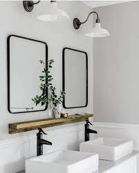Bathroom Mirror Ideas To Reflect Your Style Black Bathroom Mirrors Modern Bathroom Mirrors Bathroom Mirror Design