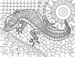 Lizard coloring pages for adults are a collection of black and white images of a large group of reptiles that existed on the planet in the era of the dinosaurs. Pin Auf Ink Drawing
