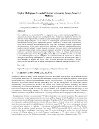 PDF) Digital Multiphase Material Microstructures for Image-Based AI Methods