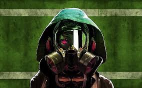 For wallpapers that share a theme make a album instead of multiple posts. Person Wearing Mask Wallpaper Anime Gas Masks Dystopian Men Hd Wallpaper Wallpaperbetter