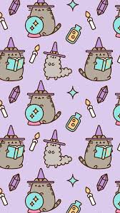 Pin By Amanda Thompson On Pusheen Hk Screens Halloween Wallpaper Pusheen Cat Kawaii Halloween