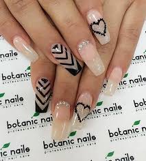 50 Valentine S Day Nail Art Ideas Cuded Paired with the subtle combination of nude, white, red and silver;