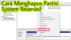 Setelah cmd terbuka mulai dengan ketikkan perintah  diskpart  tanpa tanda petik dan tekan enter. Cara Menghapus Partisi System Reserved Youtube