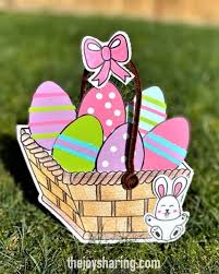 Free printable easter square paper. Printable Easter Paper Craft The Joy Of Sharing