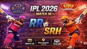 RR vs SRH Dream 11 Prediction and Tips, Match 36 IPL 2026