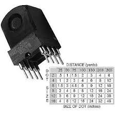 Super bright red dot available in 3, 6, 8, or 10 moa with 10 manual brightness settings. C More Dot Module