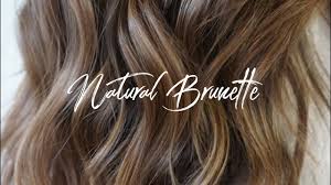 When your color turns brassy, it can be tempting to just call the salon and have it redone. Natural Brunette Hair Tutorial Youtube