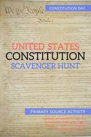 Need A Fun Way To Celebrate Constitution Day This Primary Source Activity Is A Great Constitution Day Constitution Scavenger Hunt Primary Sources Activities