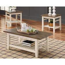Bameos bamboo nesting triangle end table,set of 2 coffee table modern minimalist side table for living room, balcony in white & grey 4.6 out of 5 stars 1,956 $45.99 $ 45. Ashley Furniture Bardilyn Table Set Coffee Table And 2 End Tables My Family Home Furnishings