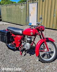 Image result for Red 1958 Motorcycle