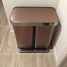Rose Gold Trash Can From Simple Human Trash Can Trash Cans Canning I got the rose gold one.