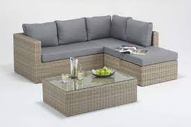 Rural Small Corner Sofa Set Right Facing Garden Studio Rooms Small Corner Sofa Corner Sofa Set Rattan Corner Sofa Set