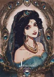 Princess Jasmine From Disney S Aladdin In 2020 Disney Princess Art Disney Princess Drawings Disney Fan Art