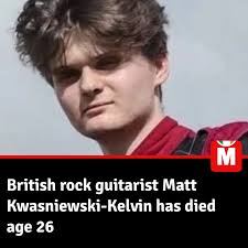 Matt Kwasniewski-Kelvin's father confirmed the tragic news via Rough Trade  Records