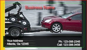 Start with a design, customize, print. Tow Truck Business Cards Designsnprint