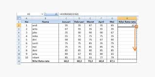 Check spelling or type a new query. 2 Cara Cepat Menghitung Nilai Rata Rata Di Excel Ampuh