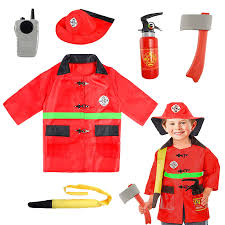 Target carries firefighter for kids and all the latest and hottest toys for the upcoming season. Satkull Kids Fire Chief Costume Halloween Fireman Dress Up Set Fire Fighter Outfit Pretend Role Play Firefighter Gifts Buy Online In Gambia At Gambia Desertcart Com Productid 157894392