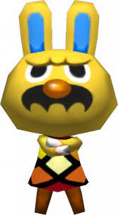 In the case of some npcs, it's she sells carpet and wallpaper for players to decorate their house, and will only spawn once players have progressed far enough to actually get their first home. Gaston Animal Crossing New Leaf Acnl Animal Crossing Animal Crossing Wiki Animals