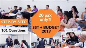 Practical & effective implementation of sales and services tax. Sst Seminar December And Budget 2019 For Businesses Ticket2u