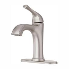 Pfister Ladera Single Hole Single Handle Bathroom Faucet In Spot Defense Brushed In 2020 Bathroom Faucets Single Handle Bathroom Faucet Bathroom Faucets Brushed Nickel