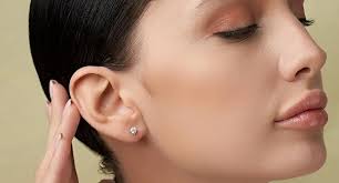 MAX + STONE IGI Certified 1/4 Carat Lab Grown Diamond Stud Earrings in 14k  Real White Gold with 4-Prong Setting