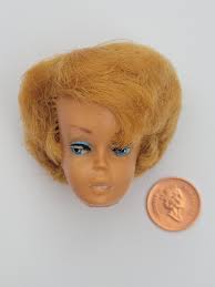 Buy Vintage 1960's Barbie Bubble Cut Doll Head (ginger-reddish Hair) Online  in India