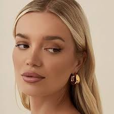 Amazon.com: Waterproof Thick Gold Chunky Hoops Earrings for Women Non  Tarnish,Gold Plated Stainless Steel Open Hoop Lightweight Hollow Earrings:  Clothing, Shoes & Jewelry