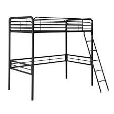 With a modern industrial design, this bedframe is maximum mattress recommended height of 6 (sold separately). Twin Metal Loft Bed Black Room Joy Target