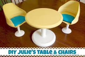 Julie S Table Chairs Diy Version American Girl Ideas American Girl Ideas American Girl Doll Furniture American Girl Doll Diy American Girl Doll Crafts