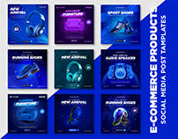 Facebook, the largest social media platform in the world, has 2.4 billion users. E Commerce Products Social Media Post Templates Free On Behance