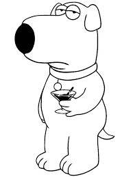 Free printable family guy coloring pages for kids. Brian Griffin Family Guy Coloring Page Free Printable Coloring Pages For Kids
