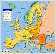London On Map Of Europe London Map Europe - London On Europe Map (England)